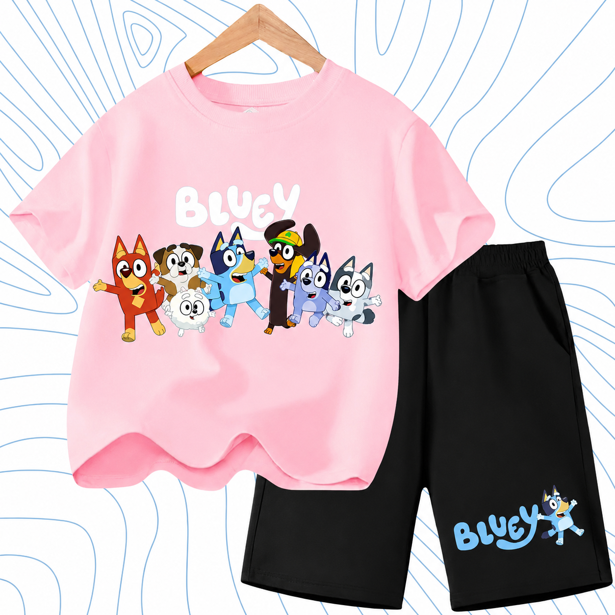 Bluey & Bingo Kinder-Outfit-Set