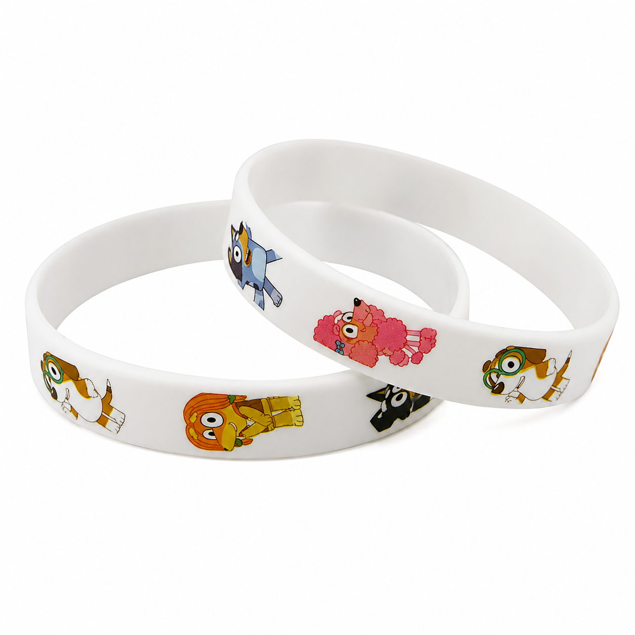 Bluey & Bingo Silicone Bracelet Set