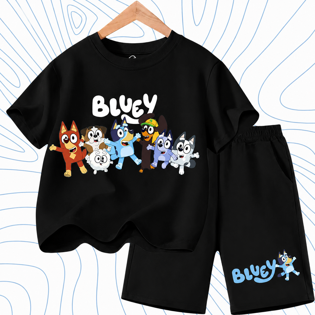Bluey & Bingo Kinder-Outfit-Set