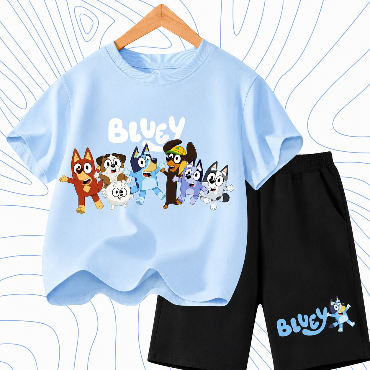 Bluey & Bingo Kinder-Outfit-Set