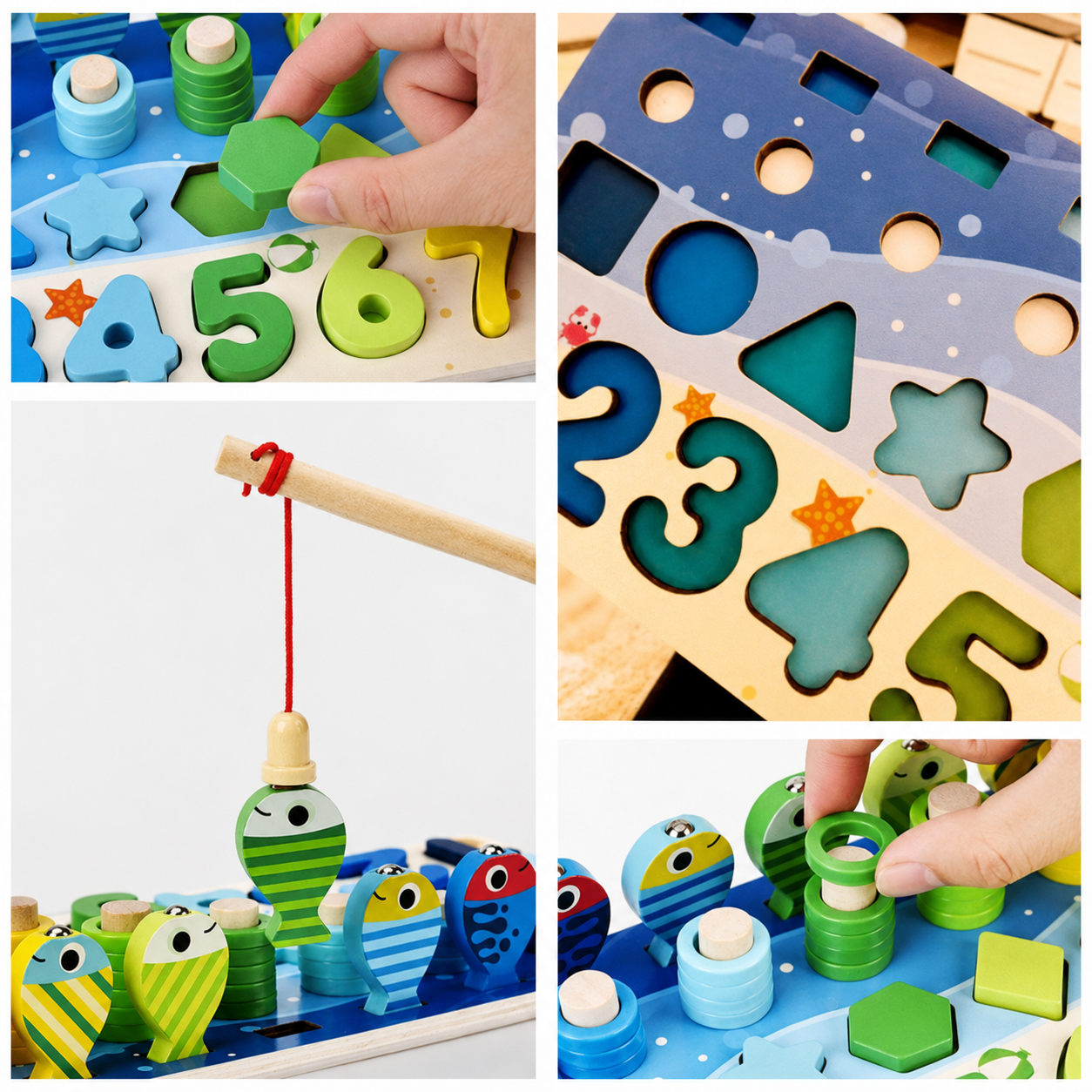 Montessori Holz-Mathematikspielzeug