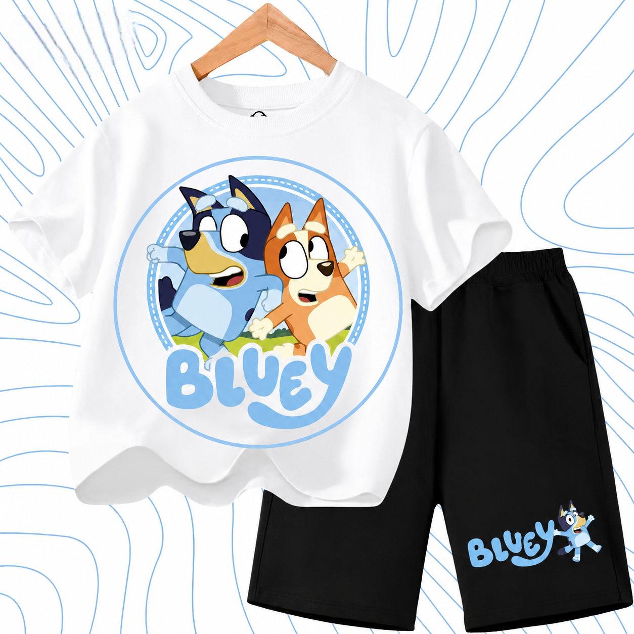 Bluey & Bingo Kinder-Outfit-Set