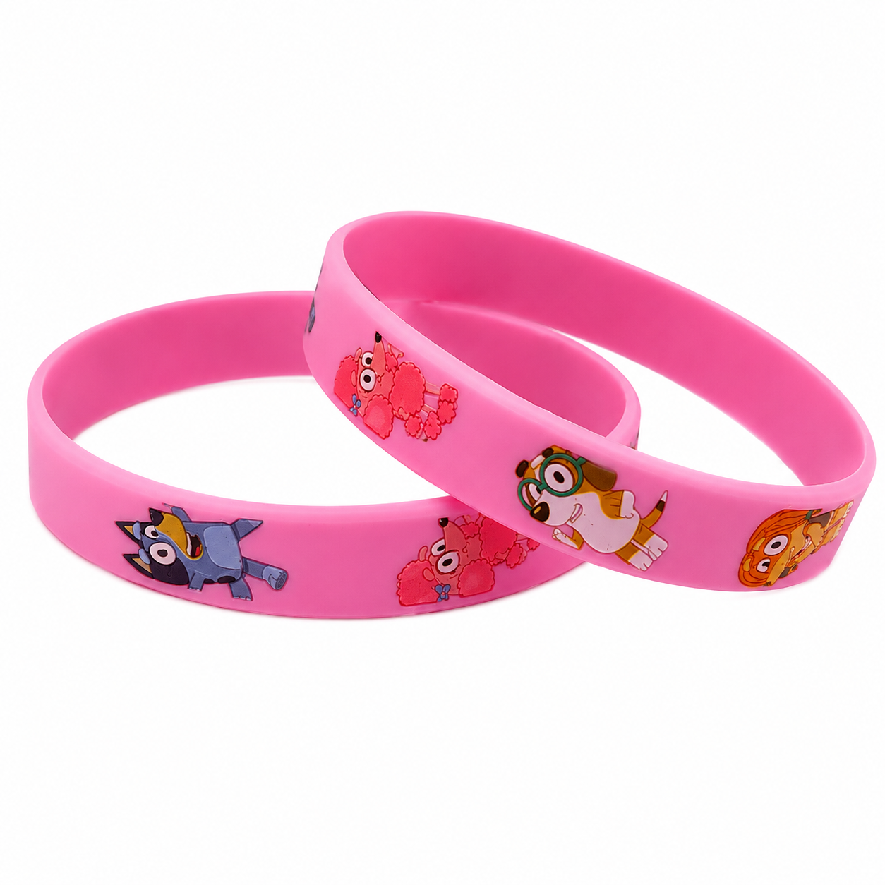Bluey & Bingo Silicone Bracelet Set