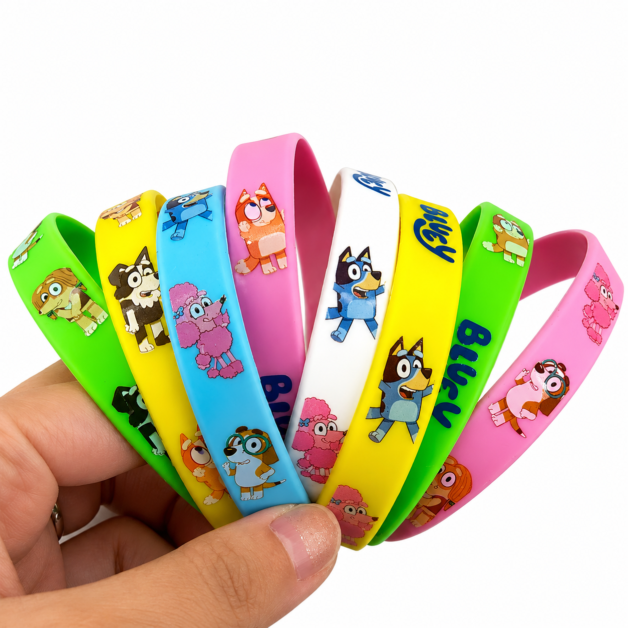 Bluey & Bingo Silicone Bracelet Set