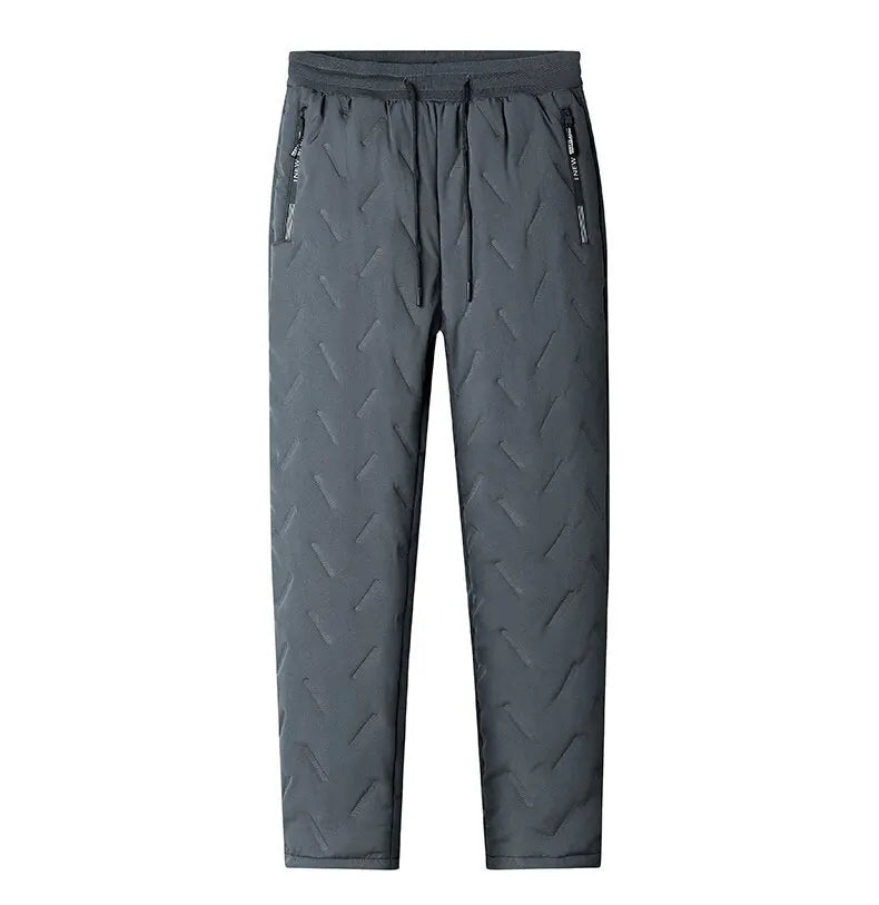 Winter Laufhose Kaschmir Verdicken Fleece Winddicht Jogginghose Männer Jogger Baumwolle Warme Hosen Männlichen Wasserdichte Thermische Hosen