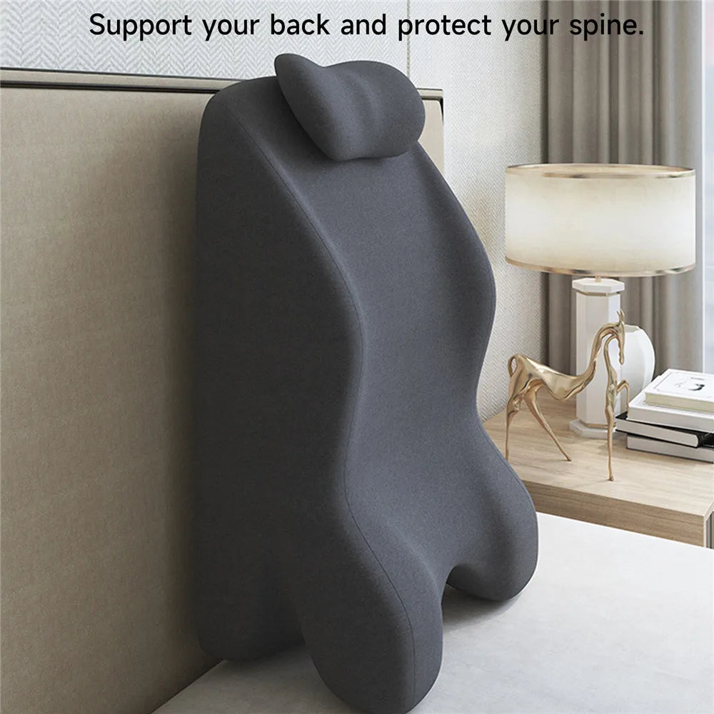 Keilkissen 30 ° &60 °   Verstellbares, ergonomisches Bettkissen für Säurereflux, Schnarchen, Schwangerschaft, Rücken- und Beinstütze, abnehmbarer und waschbarer Bezug.