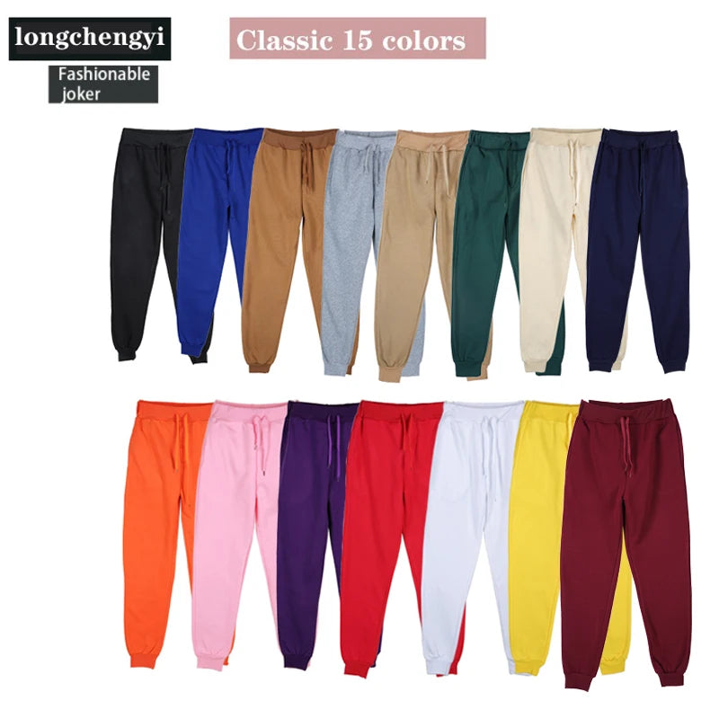 Neue männer Herbst und Winter Casual Farbe Passenden Hosen Koreanischen Stil Kleidung Modische Sport und Fitness Hosen Wandern Gym