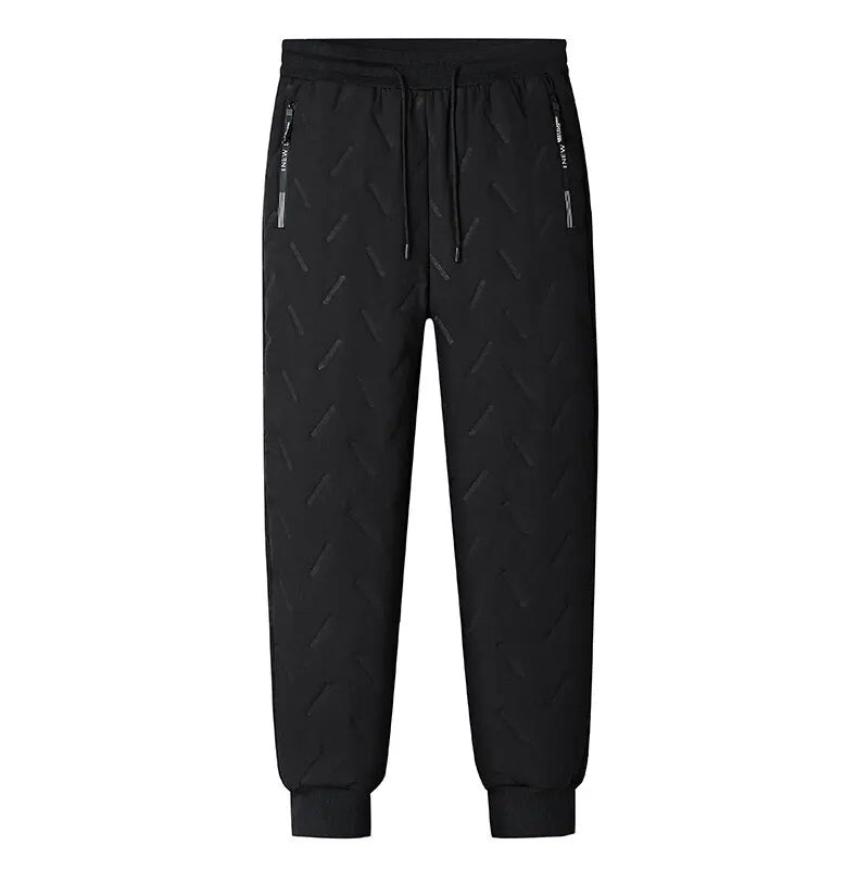 Winter Laufhose Kaschmir Verdicken Fleece Winddicht Jogginghose Männer Jogger Baumwolle Warme Hosen Männlichen Wasserdichte Thermische Hosen
