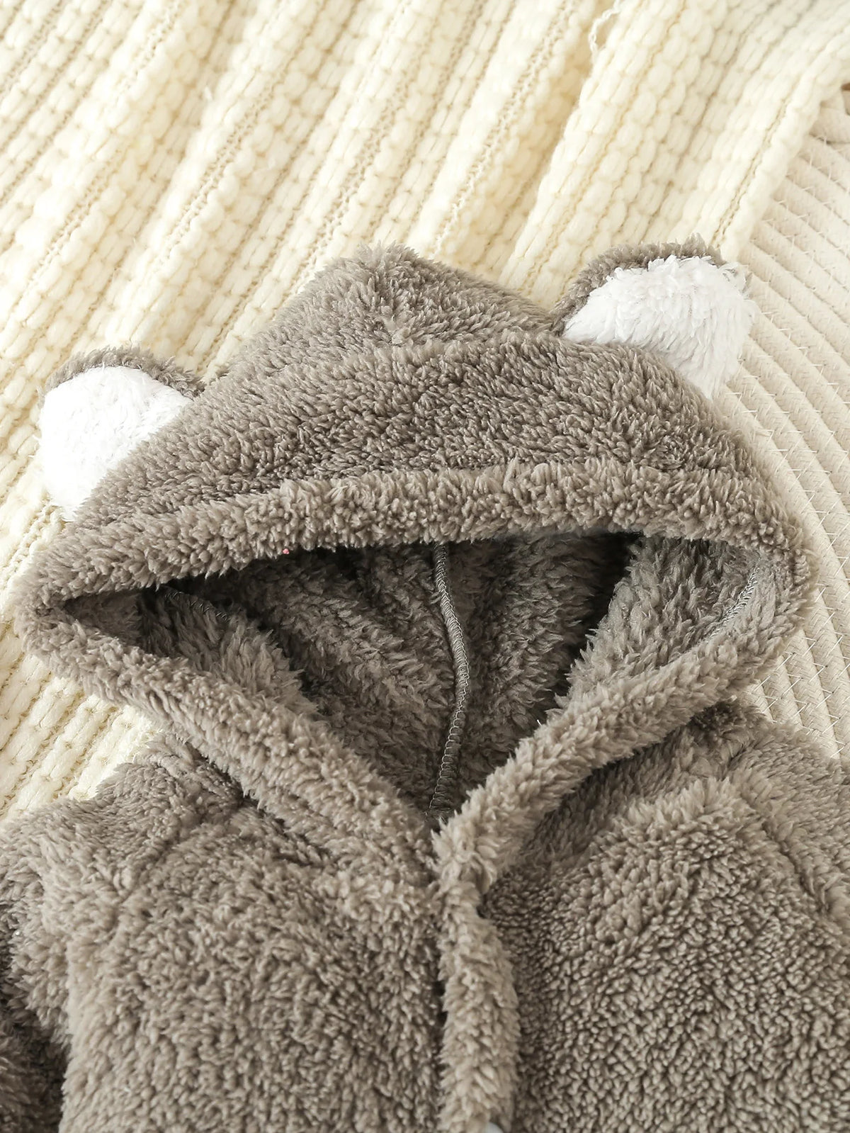Neugeborenen Baby Strampler Frühling Herbst Warme Fleece Baby Jungen Kostüm Baby Mädchen Kleidung Tier Baby Pyjamas Mit Kapuze Overalls 0-1Y