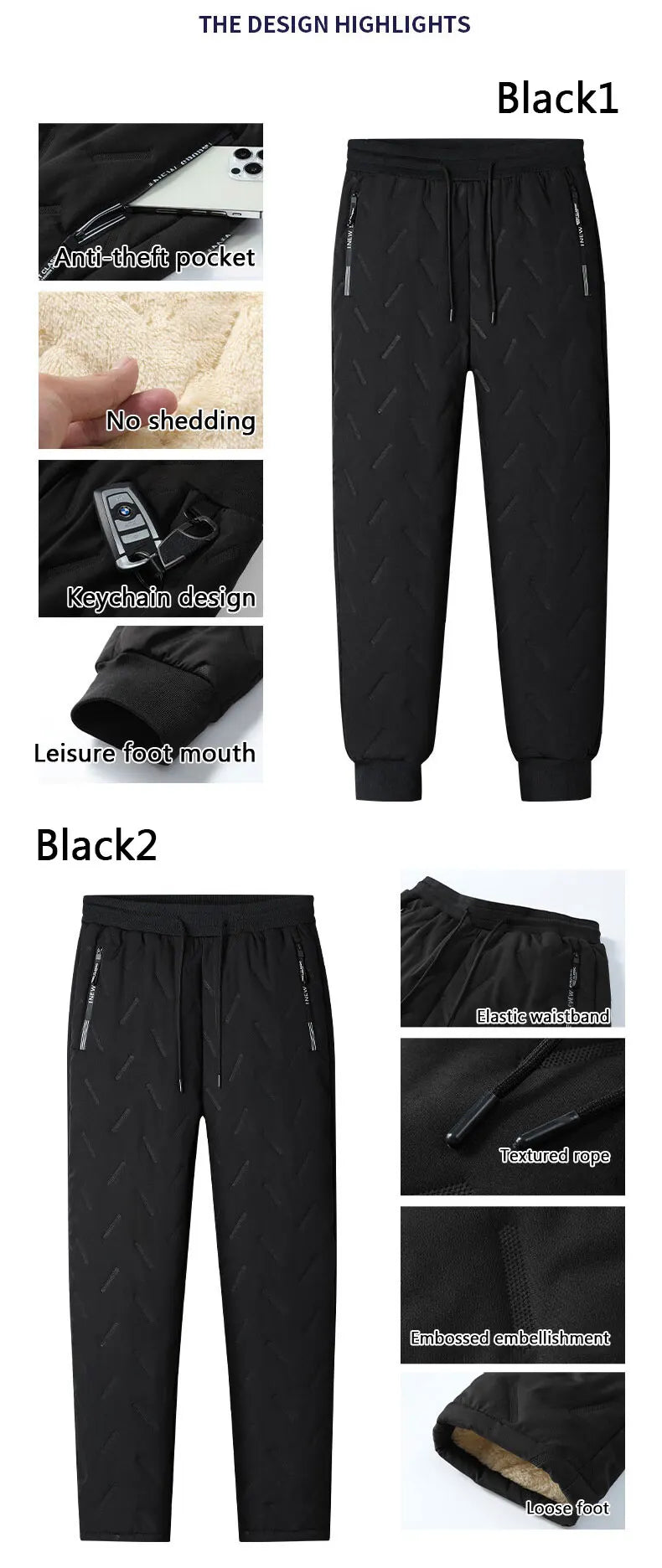 Winter Laufhose Kaschmir Verdicken Fleece Winddicht Jogginghose Männer Jogger Baumwolle Warme Hosen Männlichen Wasserdichte Thermische Hosen