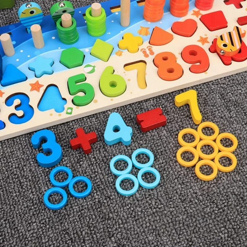Montessori Holz-Mathematikspielzeug
