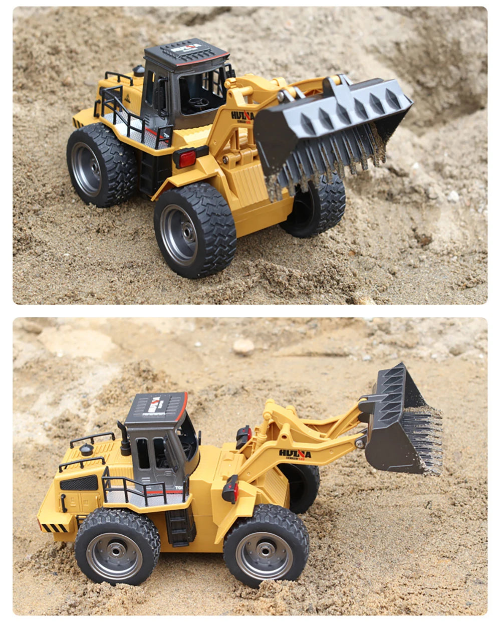 Huina 1520 1:18 RC Traktor Schaufel Spielzeug Rc Gabelstapler Engineering Auto Spielzeug Spielzeug für Kinder Junge Spielzeug Bulldozer Traktor Modell
