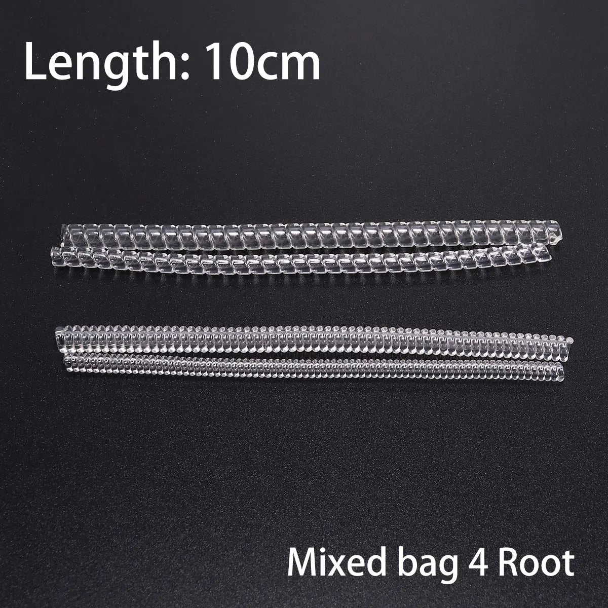 4 pcs/lot Transparent Spiral Based Ring Tools Spring Coil Ring Size Adjuster Protector Tightener Reducer Sizing Tool For Jewelry