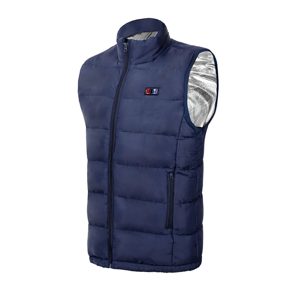 9-beheizte Weste Zonen Elektrisch beheizte Jacken Männer Frauen Sportbekleidung Beheizter Mantel Graphene Heat Coat USB-Heizjacke für Camping