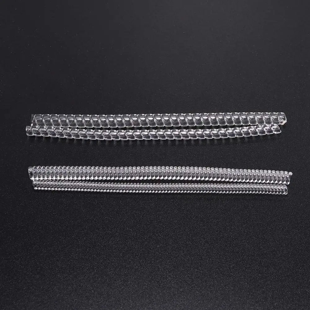 4 pcs/lot Transparent Spiral Based Ring Tools Spring Coil Ring Size Adjuster Protector Tightener Reducer Sizing Tool For Jewelry
