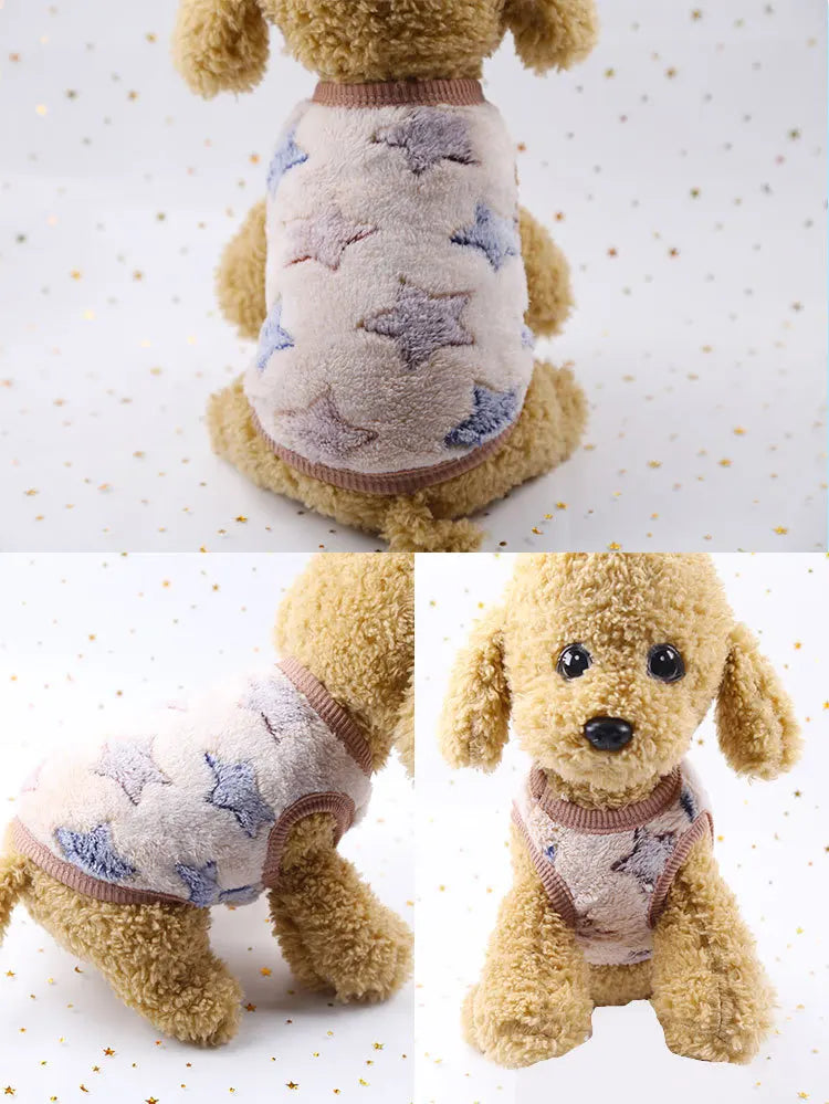 Nette Hund Kleidung Winter Weste Für Kleine Hunde Katzen Warme Haustiere Pullover Weiche Flanell Welpen Puffer Jacke Hund Zubehör Liefert Xxs