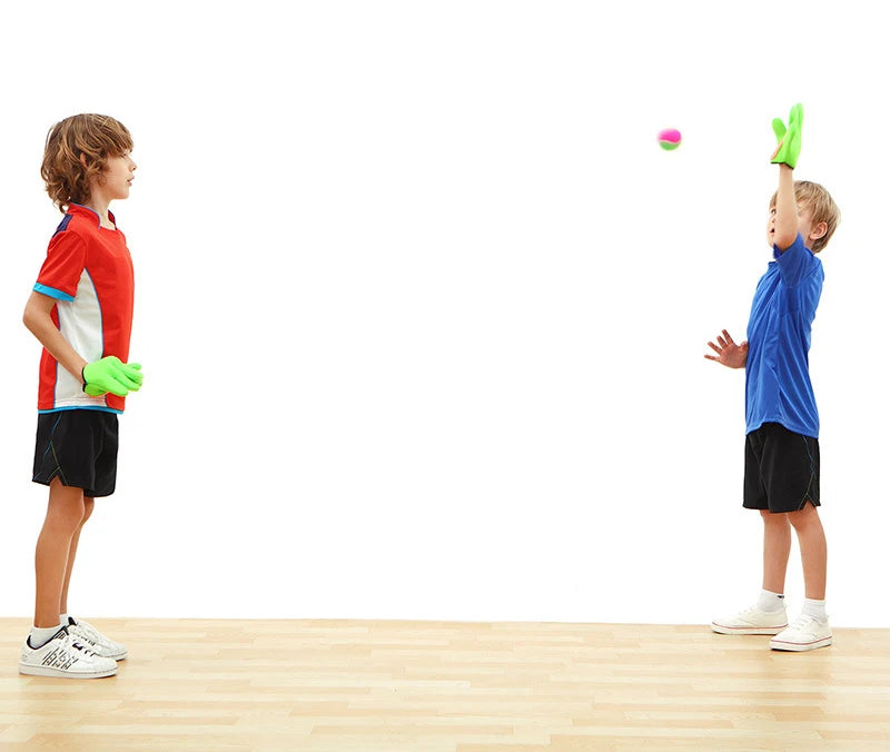 1Set Kinder Sauger Klebrige Kugel Spielzeug Outdoor Sport Fangen Ball Spiel Set Werfen Und Fangen Eltern-kind-Interaktive Outdoor Spielzeug GYH