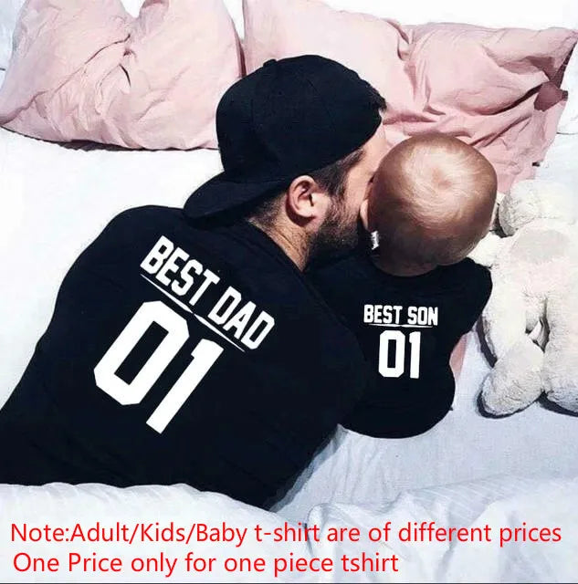 Funny Baby Dad 2022 Family Matching Outfits Simple Pregnancy Announcement Family Look T-Shirt Baby Dad Matching Clothes