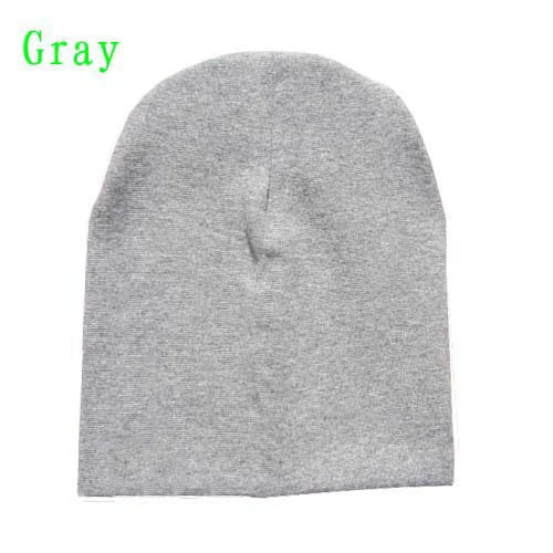 6M-3Y Baby Strickmütze und Schal Set Einfarbig Baumwolle Hip-Hop Beanie Warme Kleinkind-Mütze für Jungen Mädchen Frühling Herbst Winter