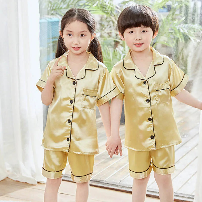 Kids Satin Pajama Set