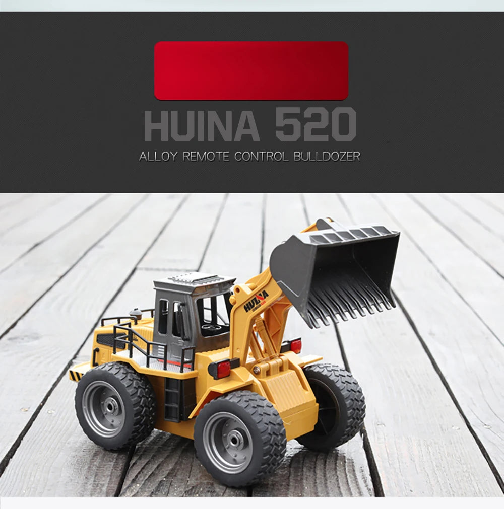 Huina 1520 1:18 RC Traktor Schaufel Spielzeug Rc Gabelstapler Engineering Auto Spielzeug Spielzeug für Kinder Junge Spielzeug Bulldozer Traktor Modell