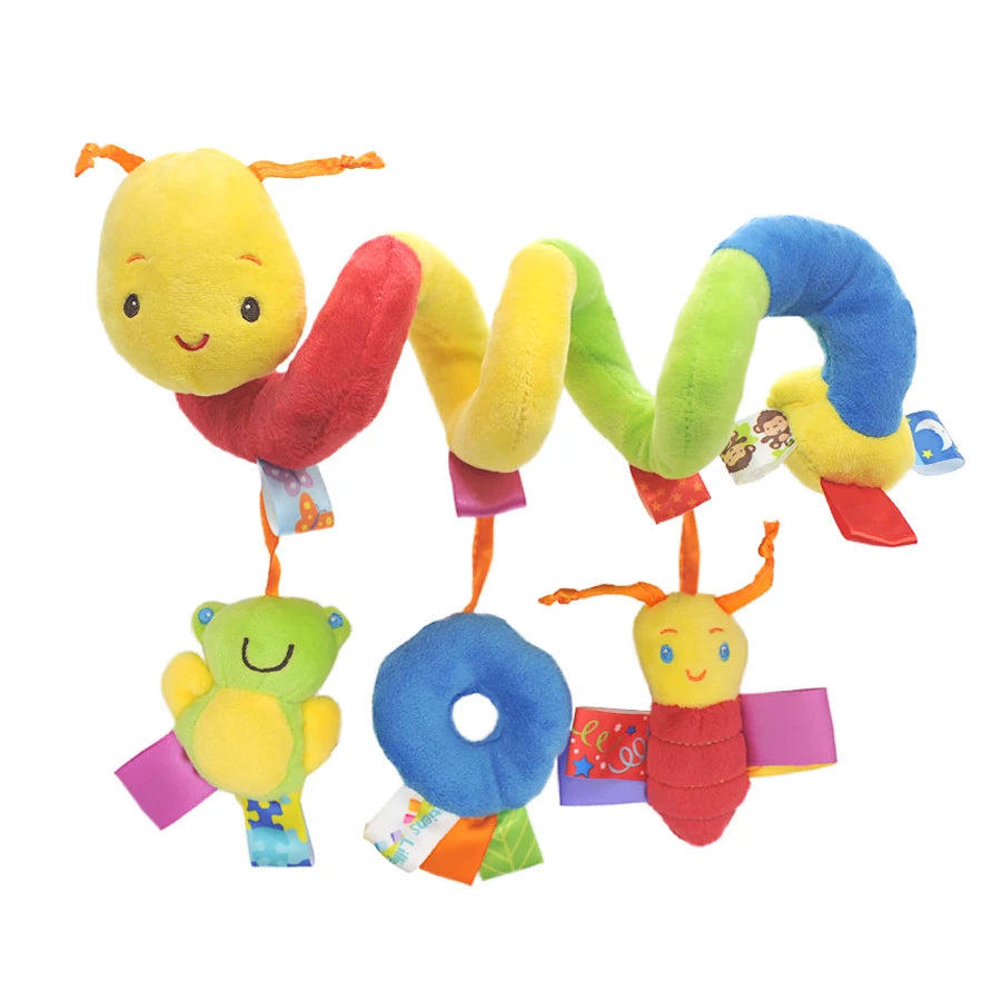 Spiral Kinderwagen Spielzeug Neugeborenen Plüsch hängen Baby weiche Rassel sensorische Spielzeug Krippe mobile Stuben wagen für Babys Jungen Mädchen ideale Geschenke