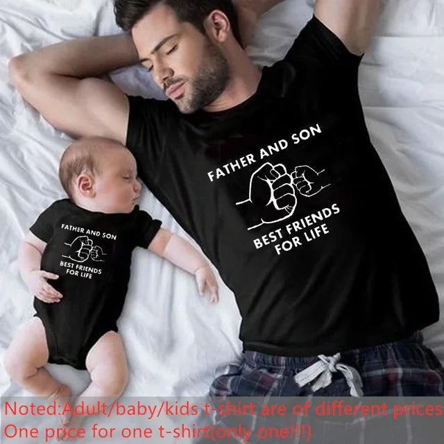 Funny Baby Dad 2022 Family Matching Outfits Simple Pregnancy Announcement Family Look T-Shirt Baby Dad Matching Clothes