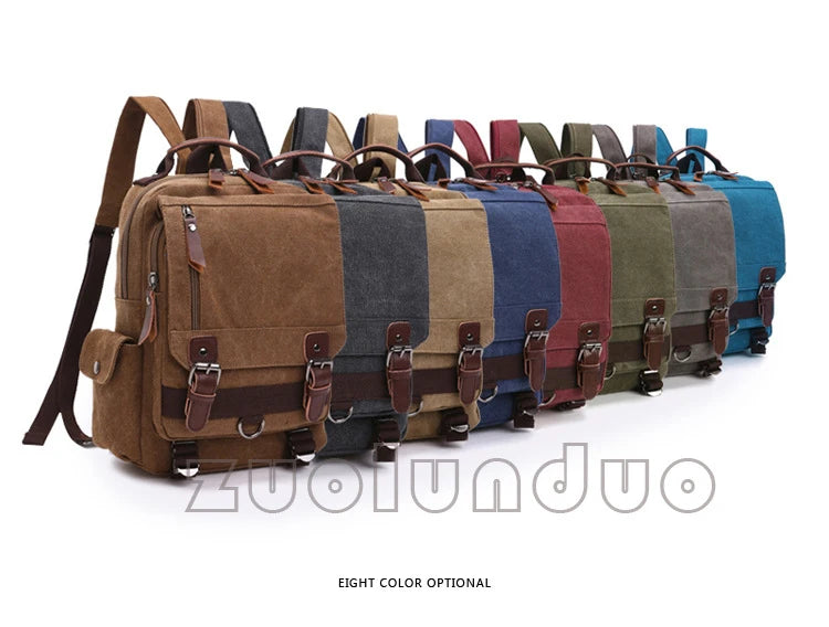 Neuer kleiner Canvas-Rucksack für Herren, Reiserucksack, multifunktionale Umhängetasche für Damen, Laptop-Rucksack, Schultaschen, Tagesrucksack für Damen