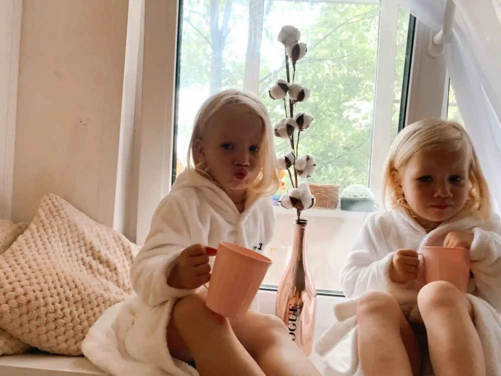Flanell-Pyjama für Jungen und Mädchen, Herbst und Winter, Kinder-Nachtwäsche, weiche Kapuze, Kinder-Homewear, 2–8 Jahre