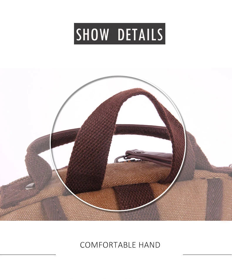 Neuer kleiner Canvas-Rucksack für Herren, Reiserucksack, multifunktionale Umhängetasche für Damen, Laptop-Rucksack, Schultaschen, Tagesrucksack für Damen