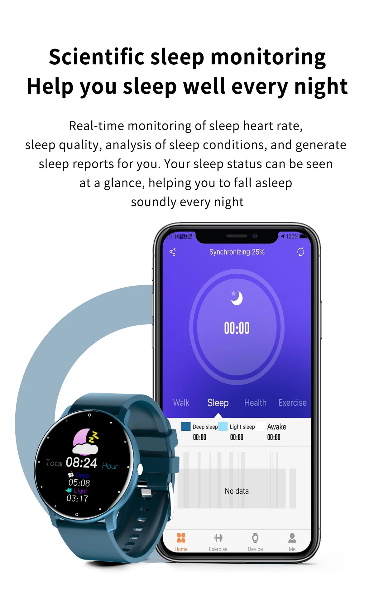 LIGE 2026 Smart Uhr Frauen Männer Damen Geschenk Sport Fitness Männer Uhren Herz Rate Monitor Wasserdichte Smartwatch Für Android IOS