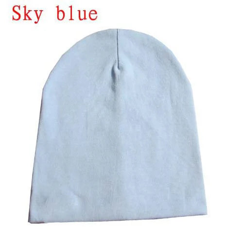 6M-3Y Baby Strickmütze und Schal Set Einfarbig Baumwolle Hip-Hop Beanie Warme Kleinkind-Mütze für Jungen Mädchen Frühling Herbst Winter