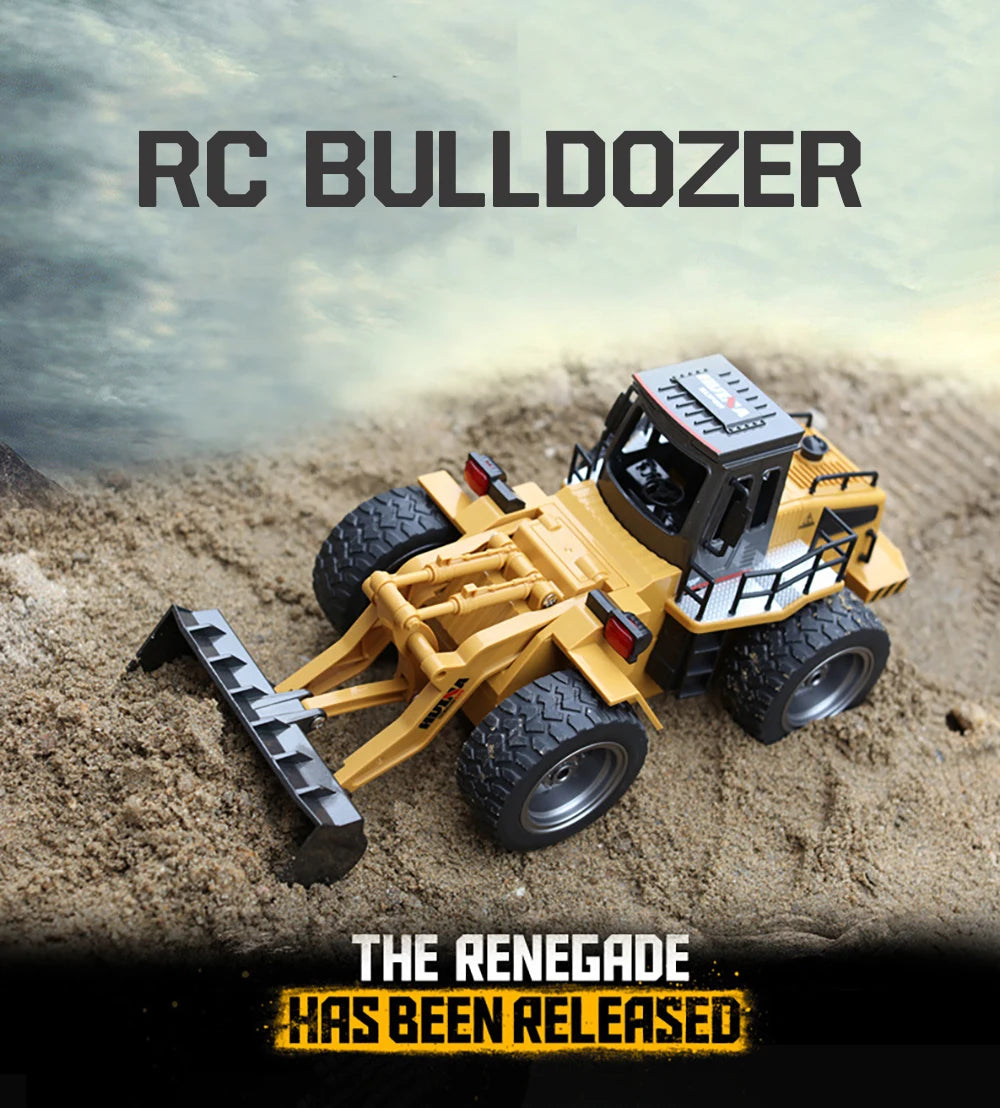Huina 1520 1:18 RC Traktor Schaufel Spielzeug Rc Gabelstapler Engineering Auto Spielzeug Spielzeug für Kinder Junge Spielzeug Bulldozer Traktor Modell