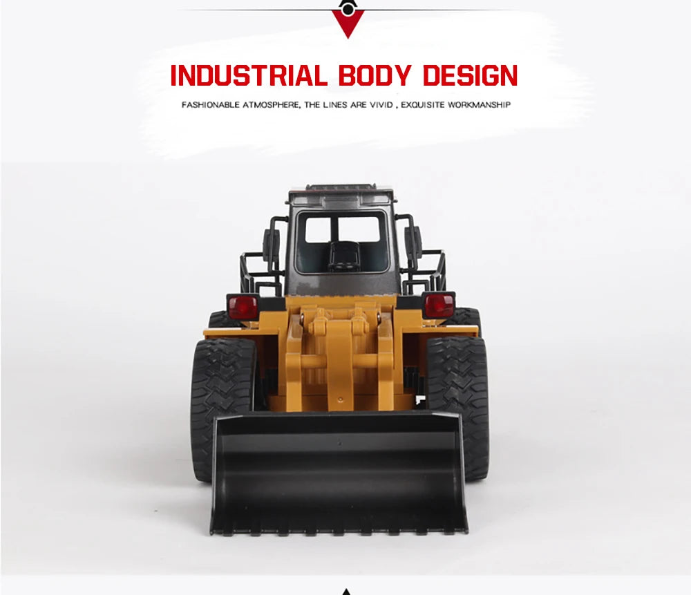 Huina 1520 1:18 RC Traktor Schaufel Spielzeug Rc Gabelstapler Engineering Auto Spielzeug Spielzeug für Kinder Junge Spielzeug Bulldozer Traktor Modell
