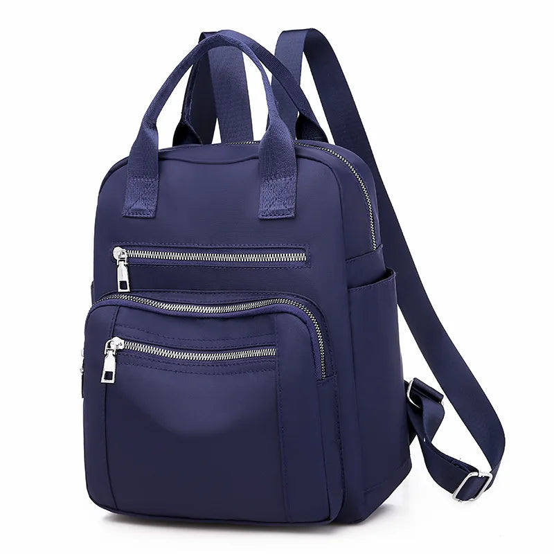 Frauen Rucksack Reise Casual Wasserdichte Oxford Schulter Taschen Weibliche Große Kapazität Handtasche Rucksack Schwarz Geldbörse Schule Pack