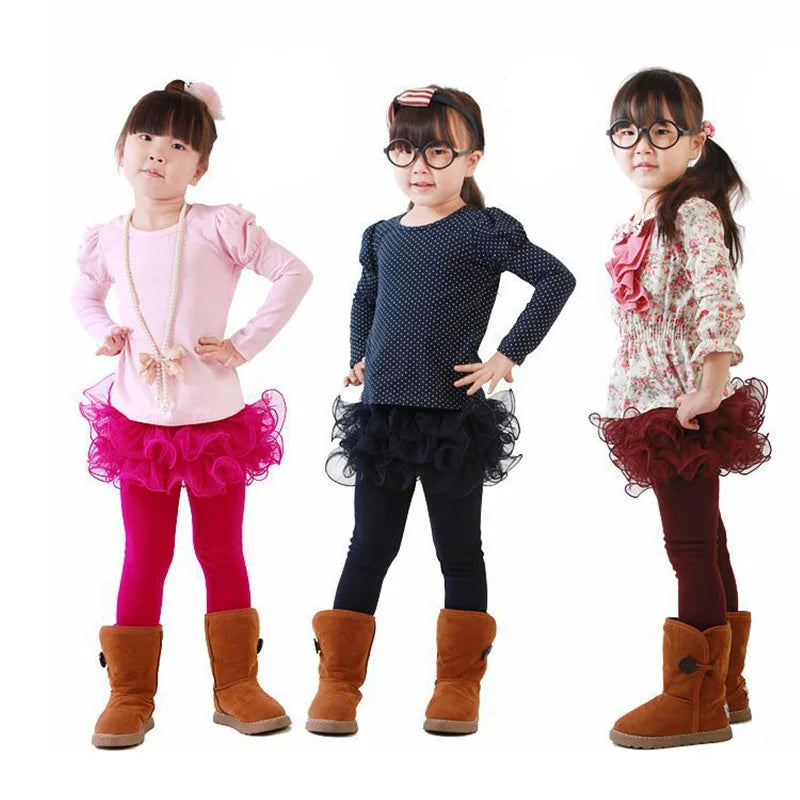 Herbst Winter Mädchen Leggings Plus Samt Warm Zu Halten Candy Farben Kinder Mädchen Hosen 3-9 jahr Kinder Leggings für Mädchen