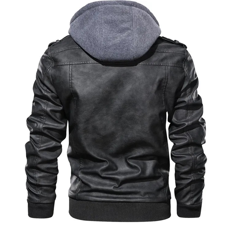 KB Neue männer Leder Jacken Herbst Casual Motorrad PU Jacke Biker Leder Mäntel Marke Kleidung EU Größe SA722