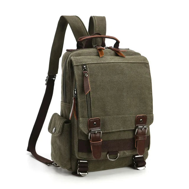 Neuer kleiner Canvas-Rucksack für Herren, Reiserucksack, multifunktionale Umhängetasche für Damen, Laptop-Rucksack, Schultaschen, Tagesrucksack für Damen