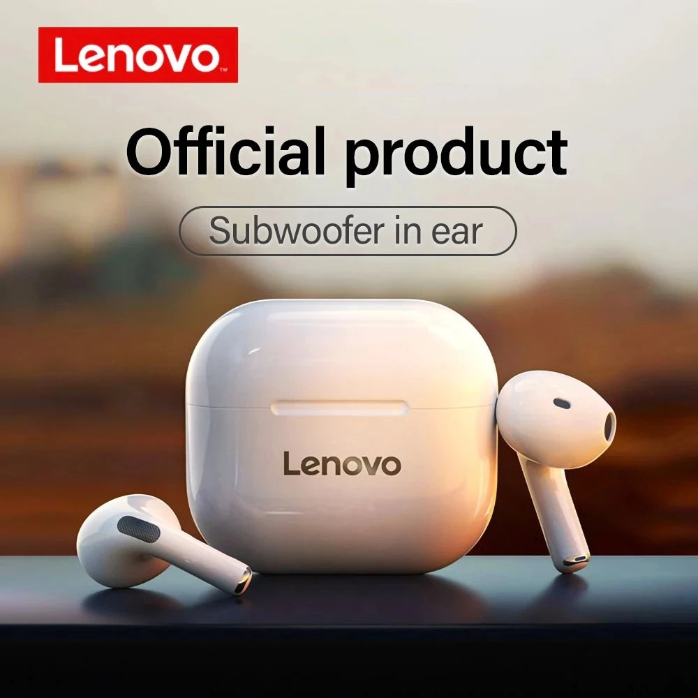 Original Lenovo LP40 drahtlose kopfhörer TWS Bluetooth Kopfhörer Touch Control Sport Headset Stereo Ohrhörer Für Telefon Android