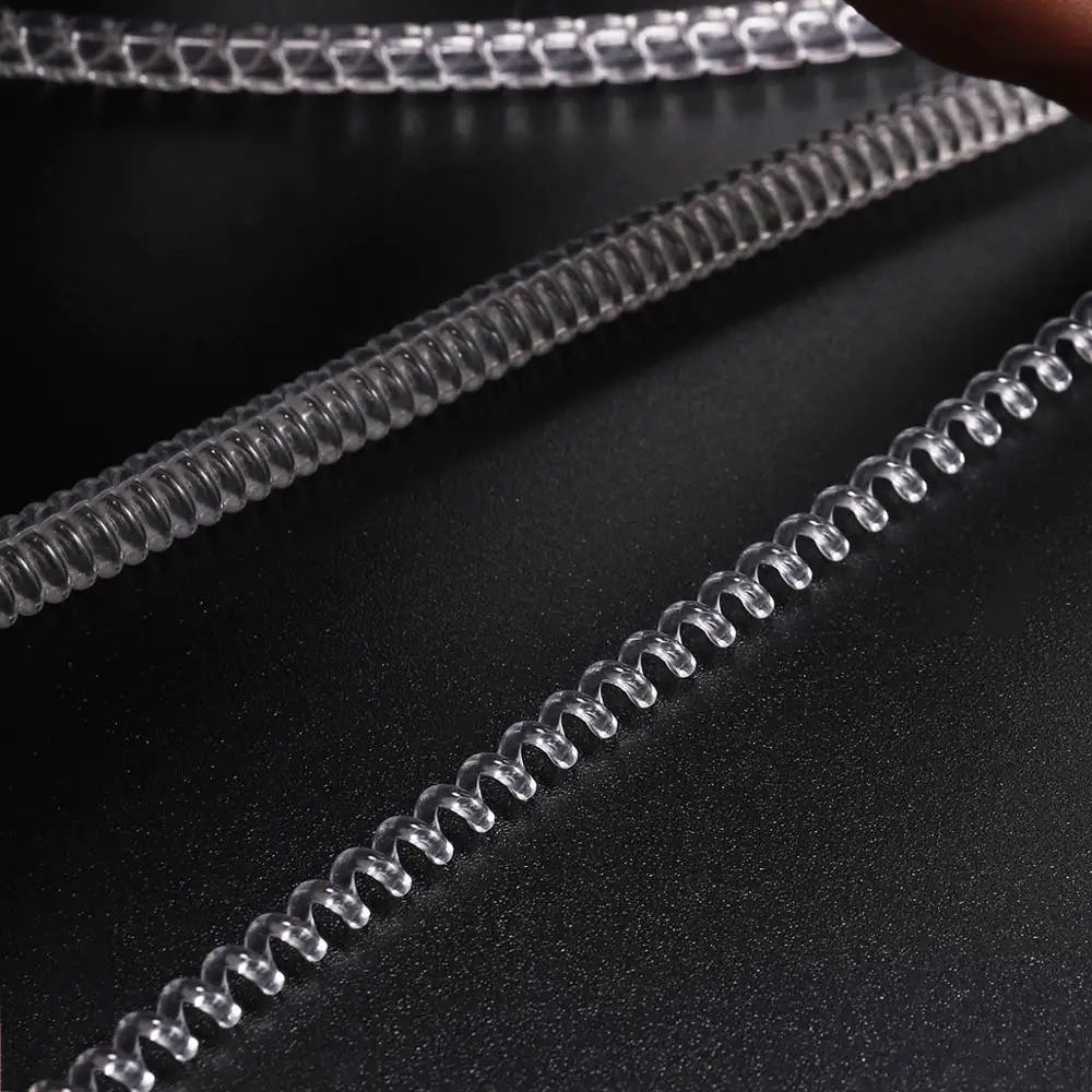 4 pcs/lot Transparent Spiral Based Ring Tools Spring Coil Ring Size Adjuster Protector Tightener Reducer Sizing Tool For Jewelry