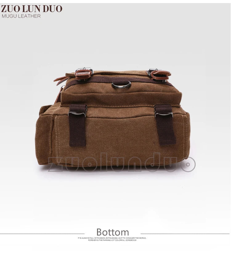 Neuer kleiner Canvas-Rucksack für Herren, Reiserucksack, multifunktionale Umhängetasche für Damen, Laptop-Rucksack, Schultaschen, Tagesrucksack für Damen