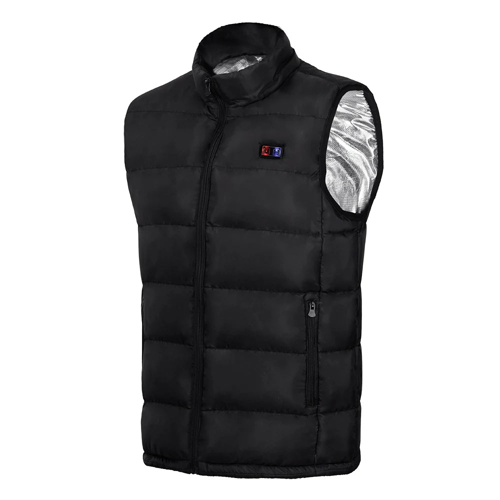 9-beheizte Weste Zonen Elektrisch beheizte Jacken Männer Frauen Sportbekleidung Beheizter Mantel Graphene Heat Coat USB-Heizjacke für Camping