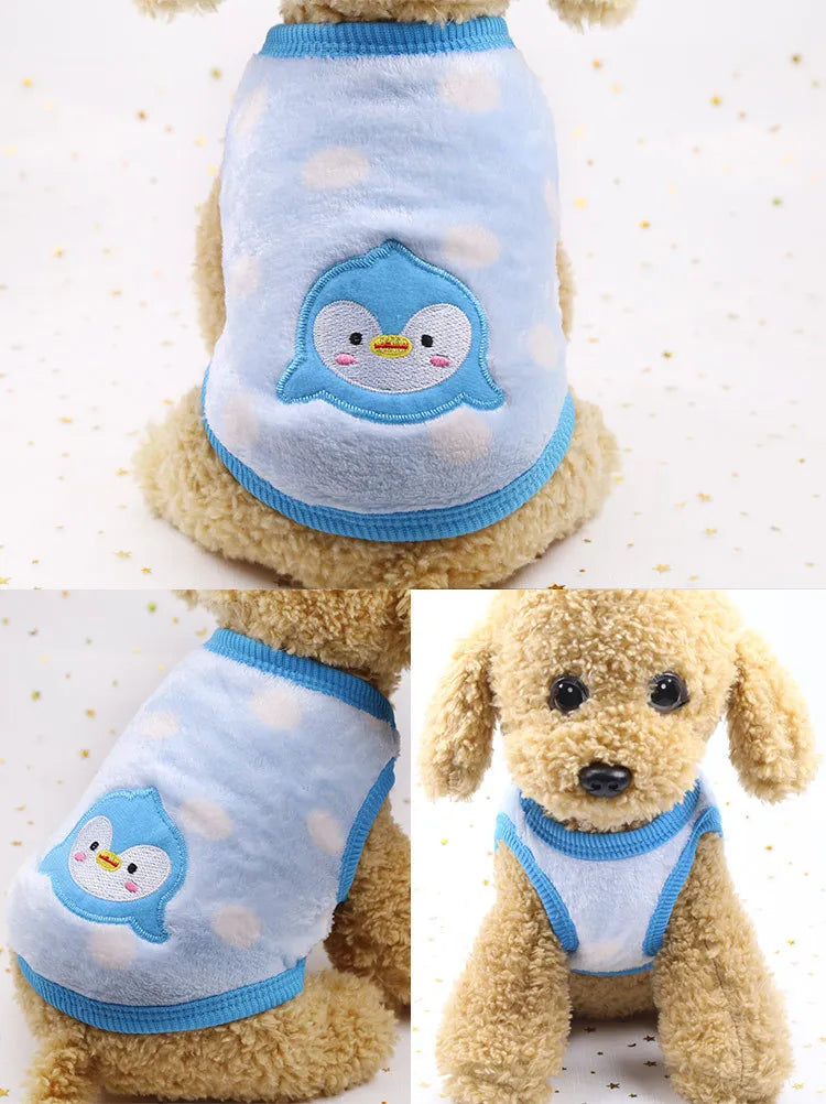 Nette Hund Kleidung Winter Weste Für Kleine Hunde Katzen Warme Haustiere Pullover Weiche Flanell Welpen Puffer Jacke Hund Zubehör Liefert Xxs