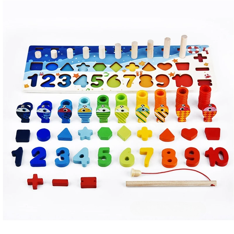 Montessori Holz-Mathematikspielzeug