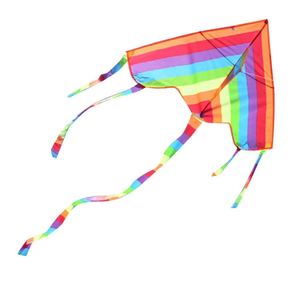 Easy fly bunte Regenbogen drachen Outdoor-Spaß Sport Strand Kinder Kinder buitenspeelgoed cometas de viento Outdoor-Spielzeug Drachen
