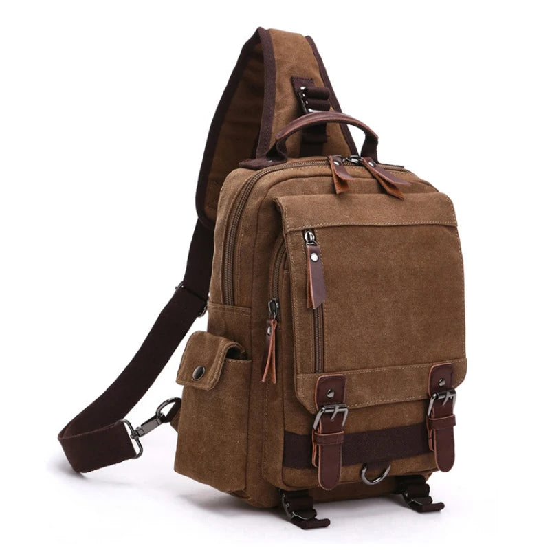 Neuer kleiner Canvas-Rucksack für Herren, Reiserucksack, multifunktionale Umhängetasche für Damen, Laptop-Rucksack, Schultaschen, Tagesrucksack für Damen