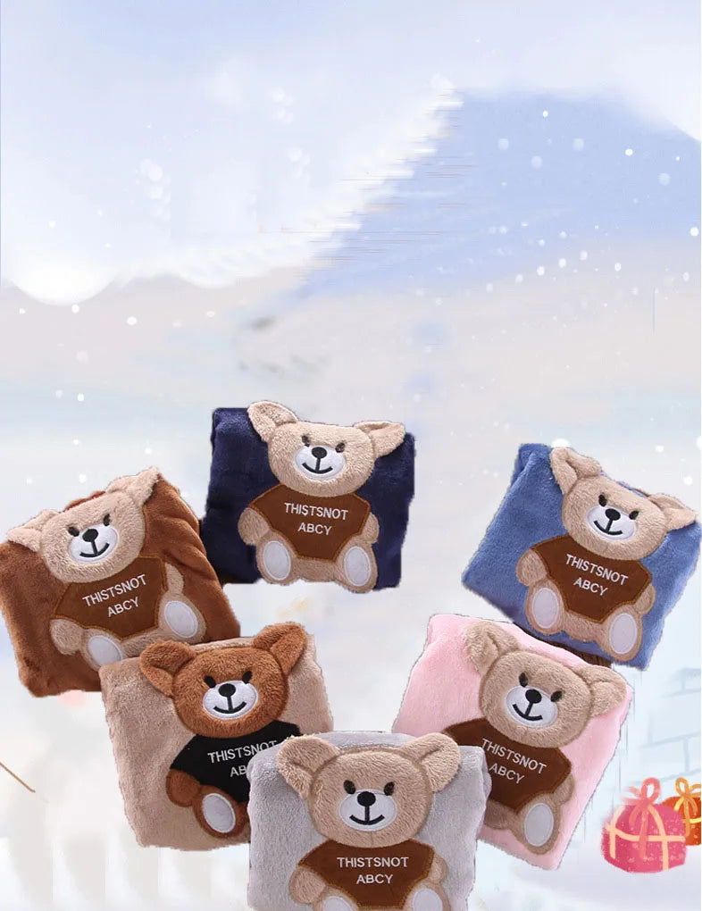 Neue Winter Baby Mädchen Jungen Homewear Sets Herbst Mode Flanell Fleece Kleidung Kinder Cartoon Bär Nachtwäsche Kinder Pyjamas