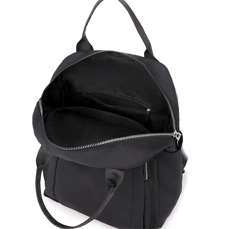 Frauen Rucksack Reise Casual Wasserdichte Oxford Schulter Taschen Weibliche Große Kapazität Handtasche Rucksack Schwarz Geldbörse Schule Pack