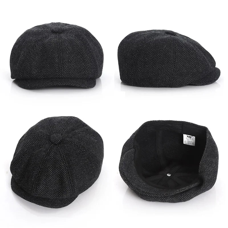 Herbst Winter Kinder Hut Klassische Jungen Baskenmütze Hüte Mode Kinder Kappe Warme Zubehör Kleinkind Baby Fotografie Requisiten Infant Geschenke