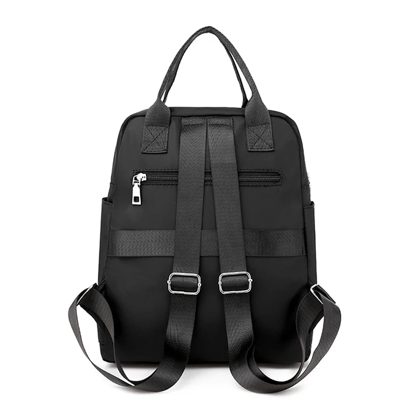 Frauen Rucksack Reise Casual Wasserdichte Oxford Schulter Taschen Weibliche Große Kapazität Handtasche Rucksack Schwarz Geldbörse Schule Pack